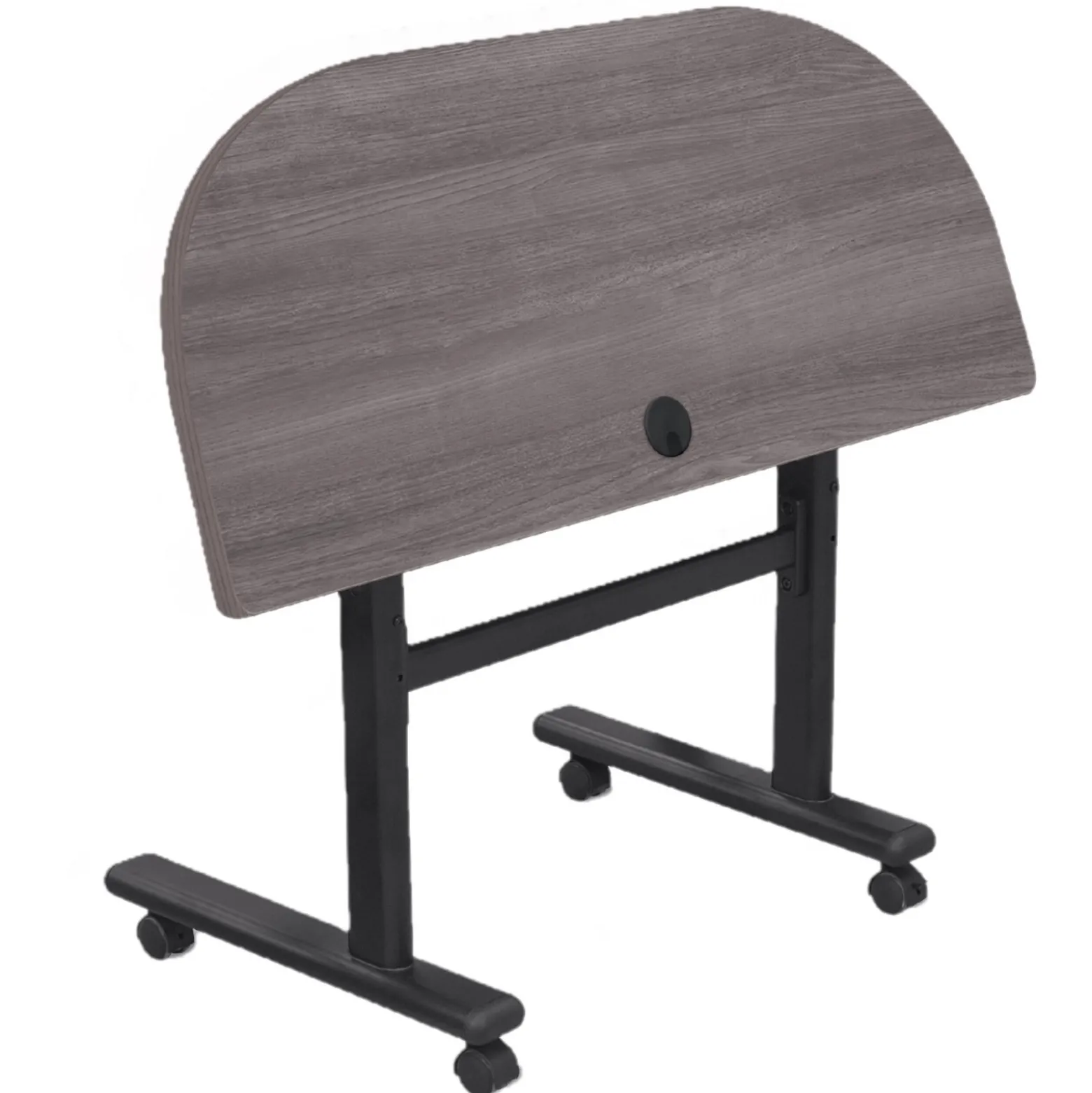 Height Adjustable Flippers Half Moon Mobile Flipper Table - 48"W x 24"D