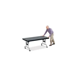 Height Adjustable Mobile Folding Table- 18