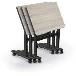 Height-Adjustable Flip-Top Rectangle Desk - 32