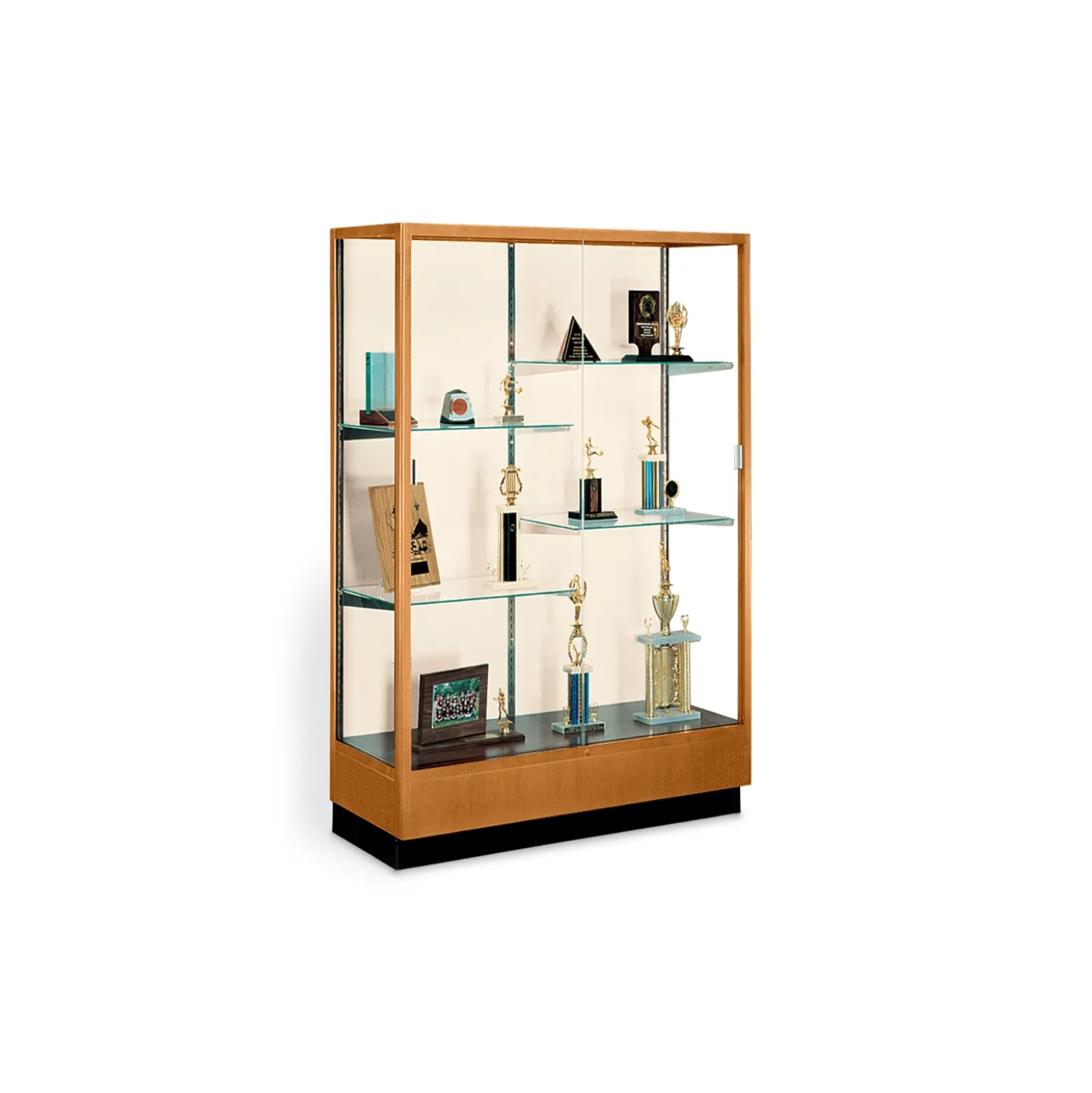 Heritage Classic Display Case with Mirror Backing - 48"W x 70"H