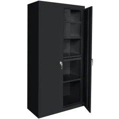 Hetfield Six Shelf Steel Storage Cabinet with Locking Doors - 36W