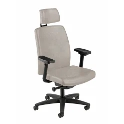High Back Leather Chair with Headrest