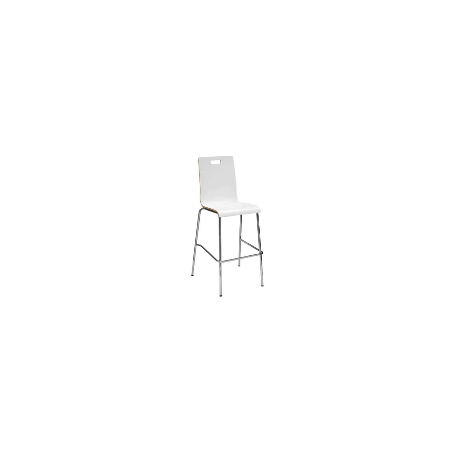 High-Back Bar-Height Stool
