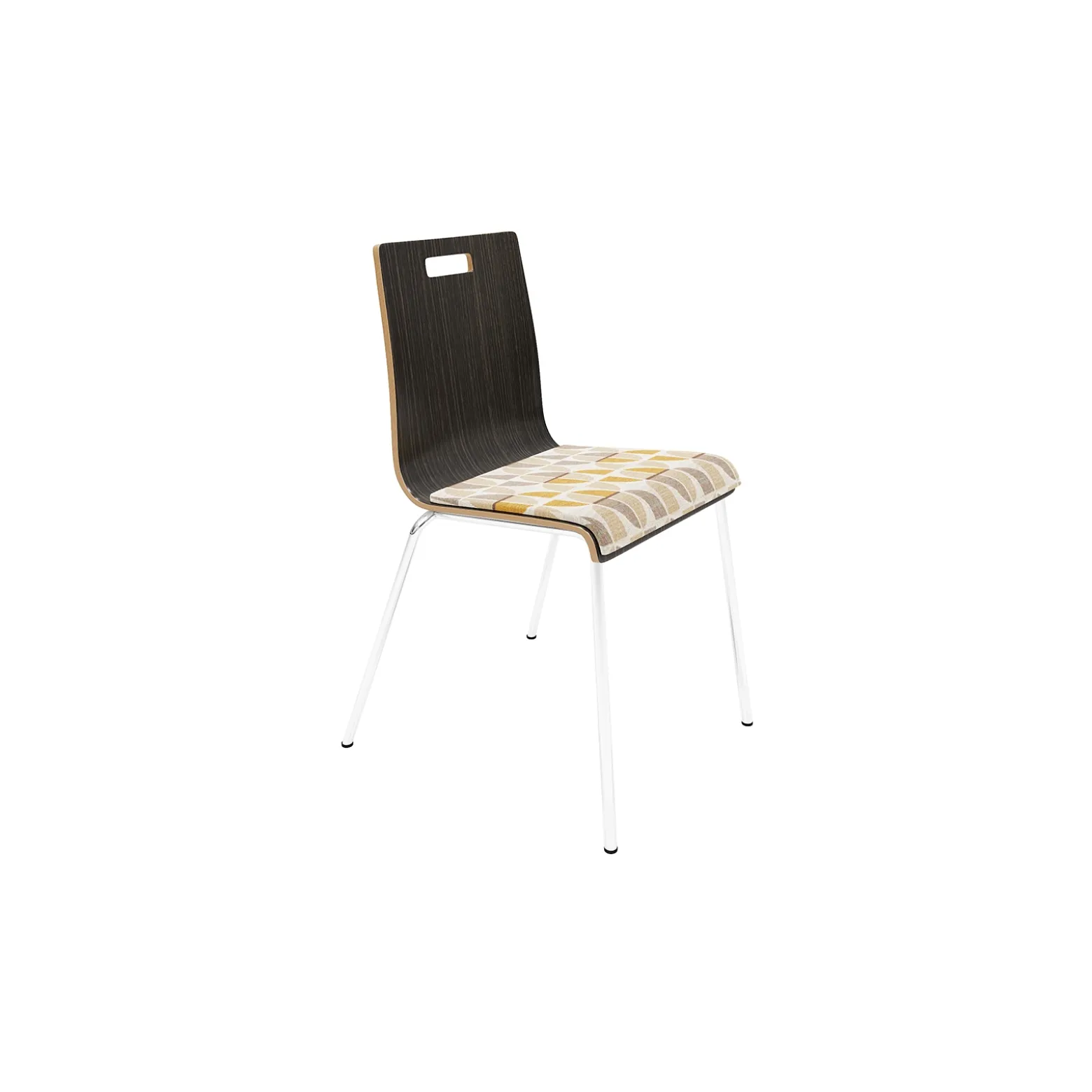 High-Back Upholstered Cafe Chair