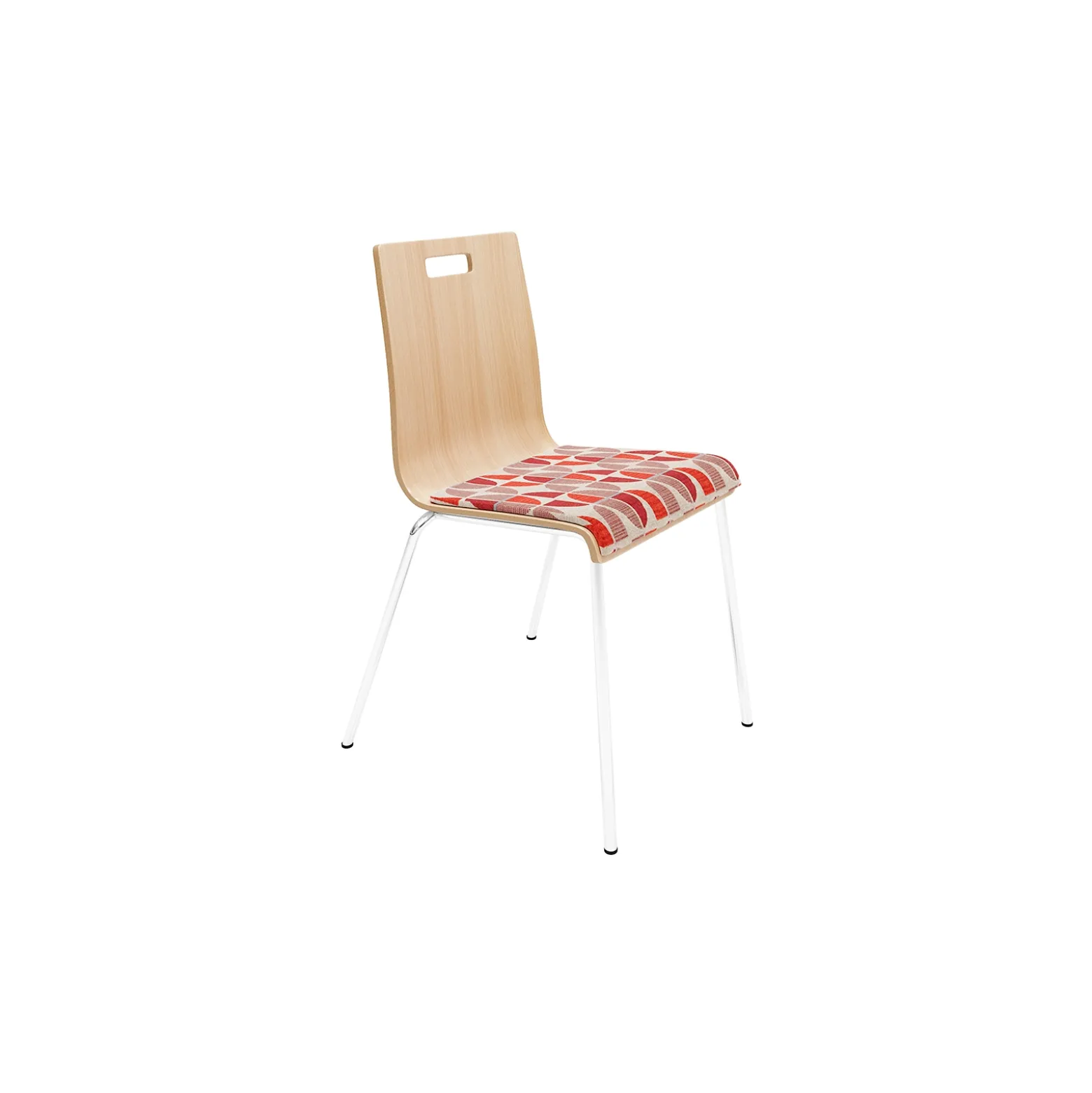 High-Back Upholstered Cafe Chair
