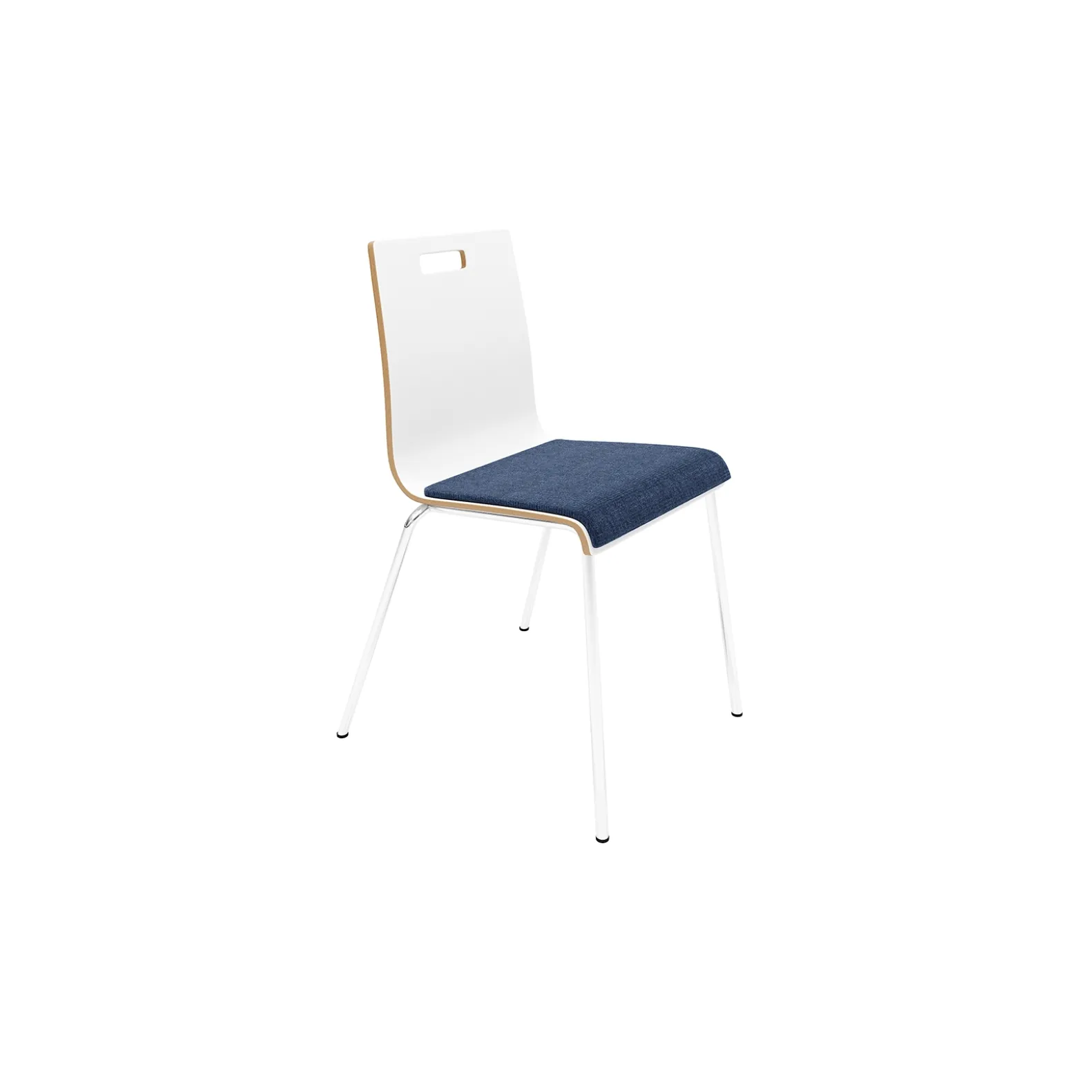 High-Back Upholstered Cafe Chair