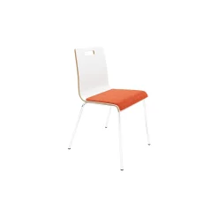 High-Back Upholstered Cafe Chair