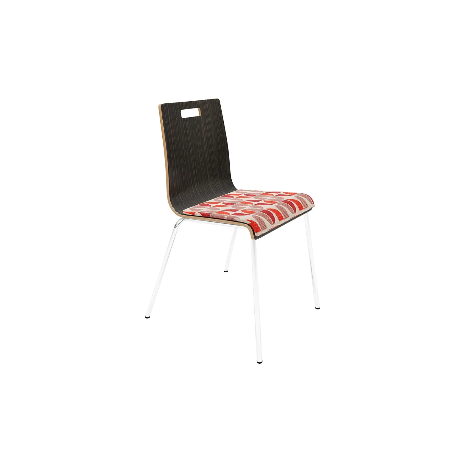 High-Back Upholstered Cafe Chair