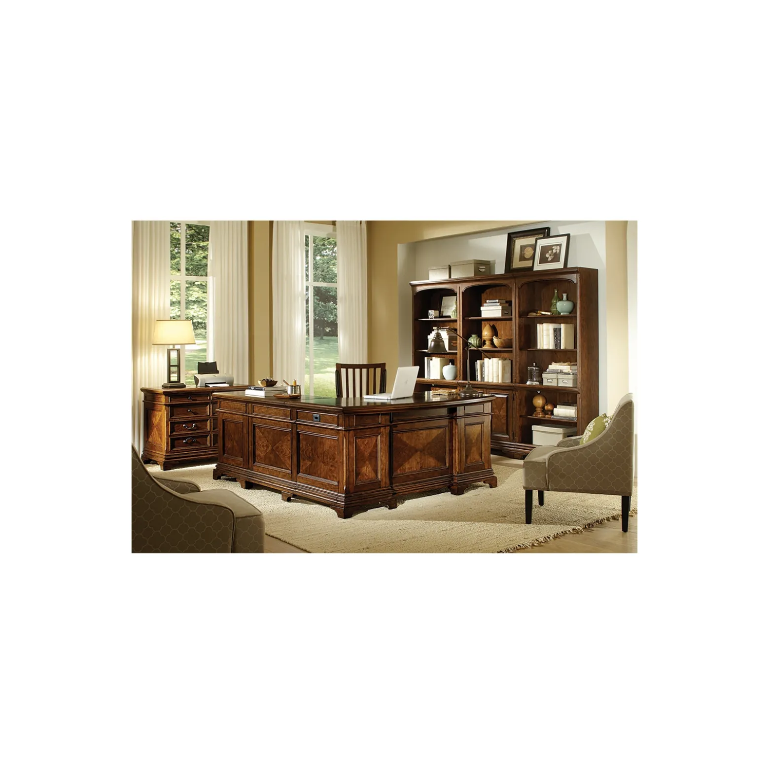 Highland Executive L-Desk - 66"W