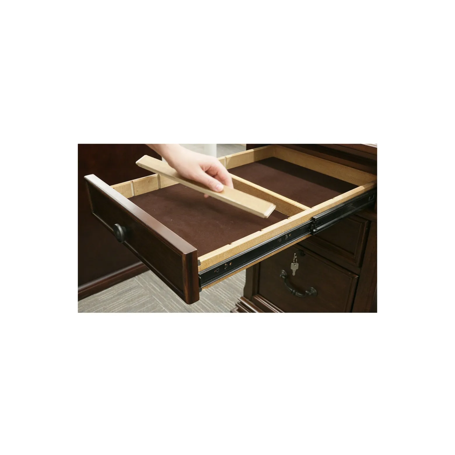 Highland Executive L-Desk - 66"W