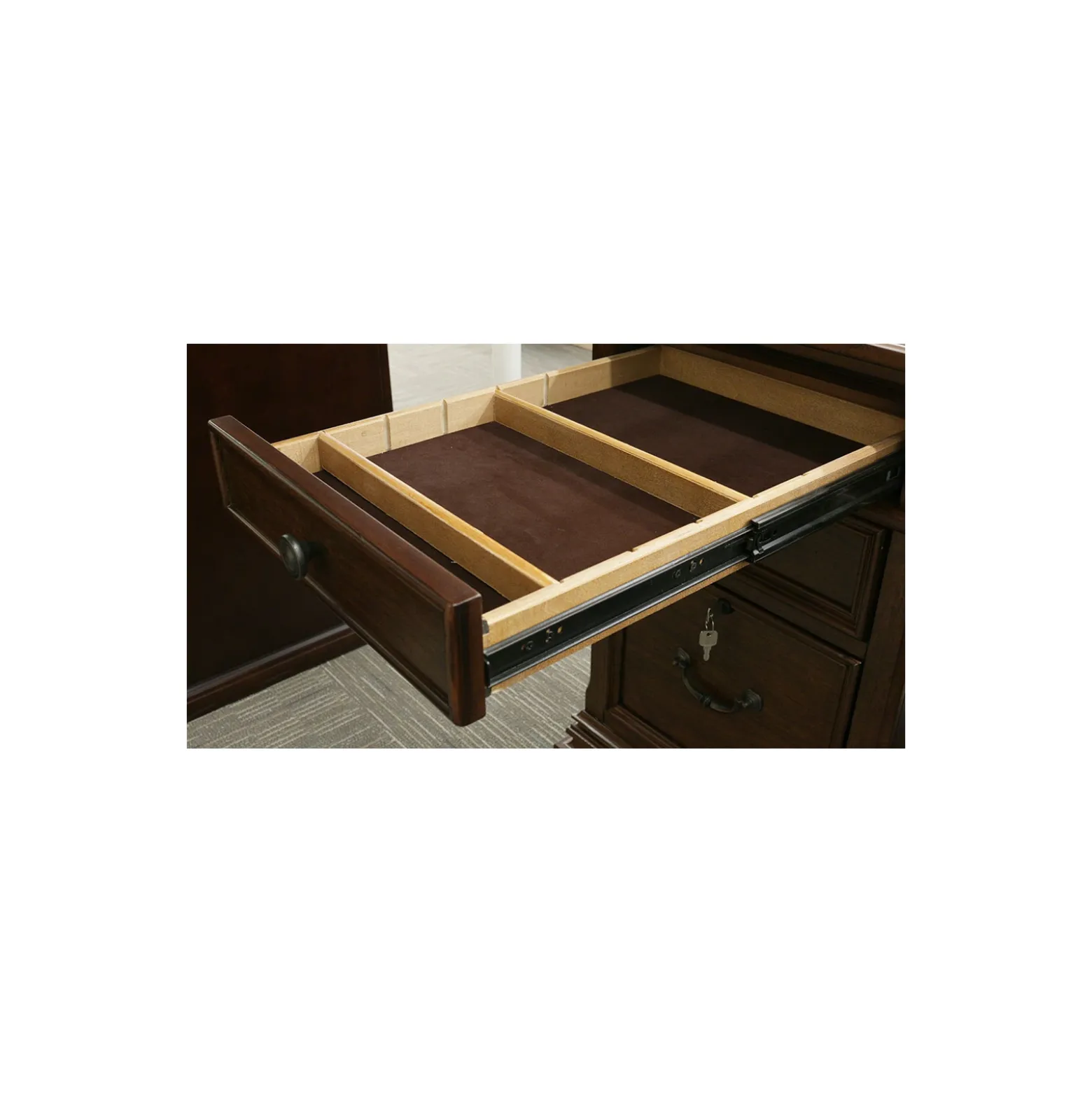 Highland Executive L-Desk - 66"W