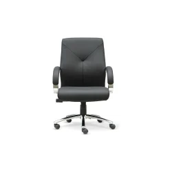 Highland Leather Mid-Back Office Chair