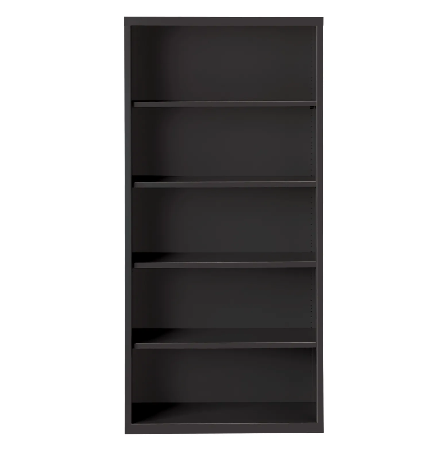 HL8000 5 Shelf Metal Bookcase - 72"H