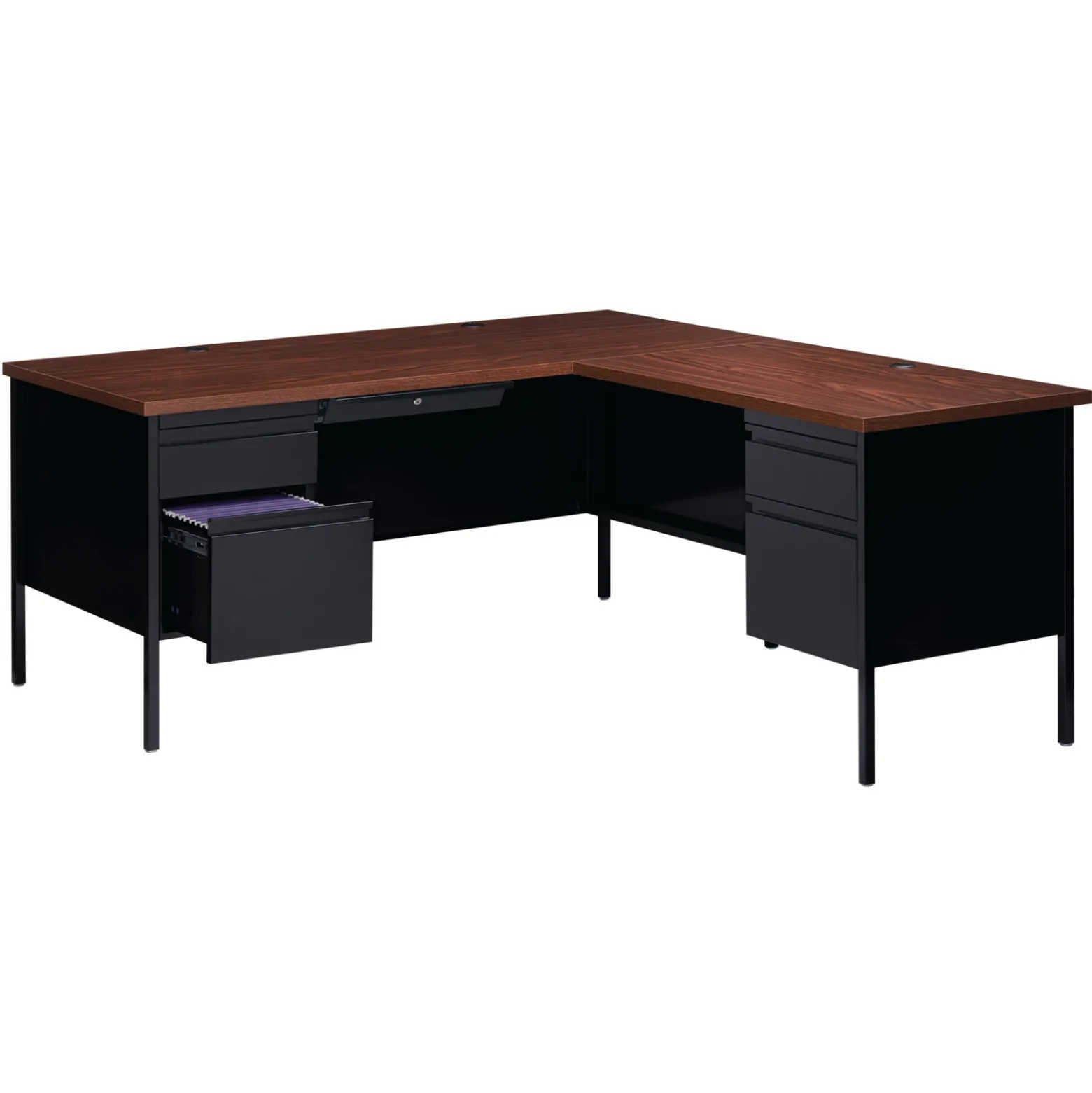 HL10000 Series L-Shaped Desk with Right Hand Return - 66"W x 72"D