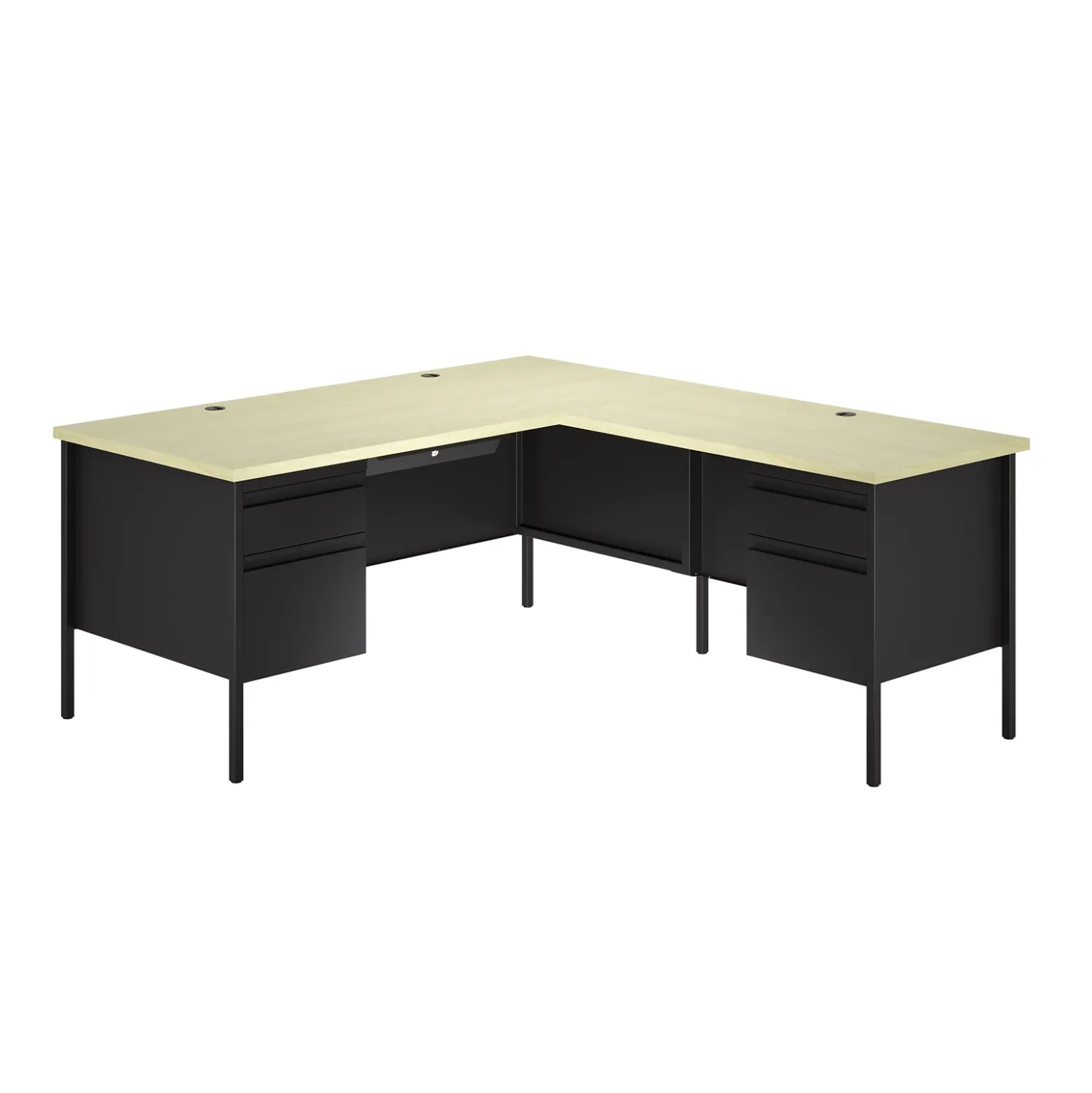 HL10000 Series L-Shaped Desk with Right Hand Return - 66"W x 72"D