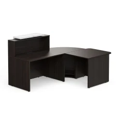 Holloway 63” L-Reception Desk w/ ADA Return – 94.5”Wx37.5”D