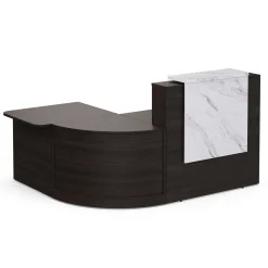 Holloway 47” L-Reception Desk w/ ADA Return – 79”Wx37.5”D