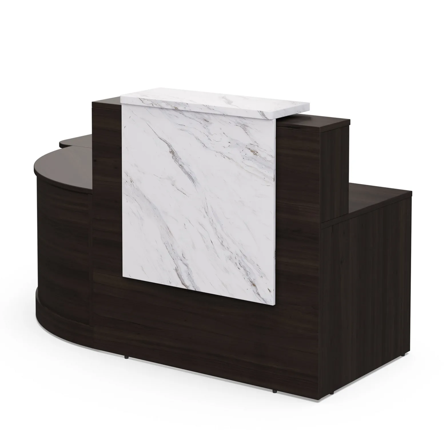 Holloway 47” L-Reception Desk w/ ADA Return – 79”Wx37.5”D