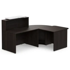 Holloway 47” L-Reception Desk w/ ADA Return – 79”Wx37.5”D