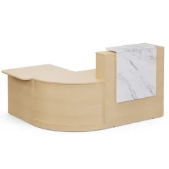 Holloway 47” L-Reception Desk w/ ADA Return – 79”Wx37.5”D