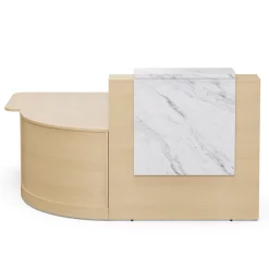Holloway 47” L-Reception Desk w/ ADA Return – 79”Wx37.5”D