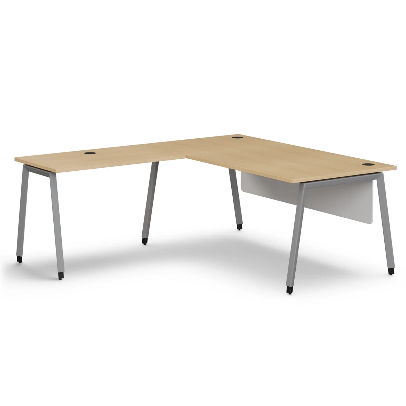 Holloway 71" L-Shaped Table Desk – 71"Wx77”D