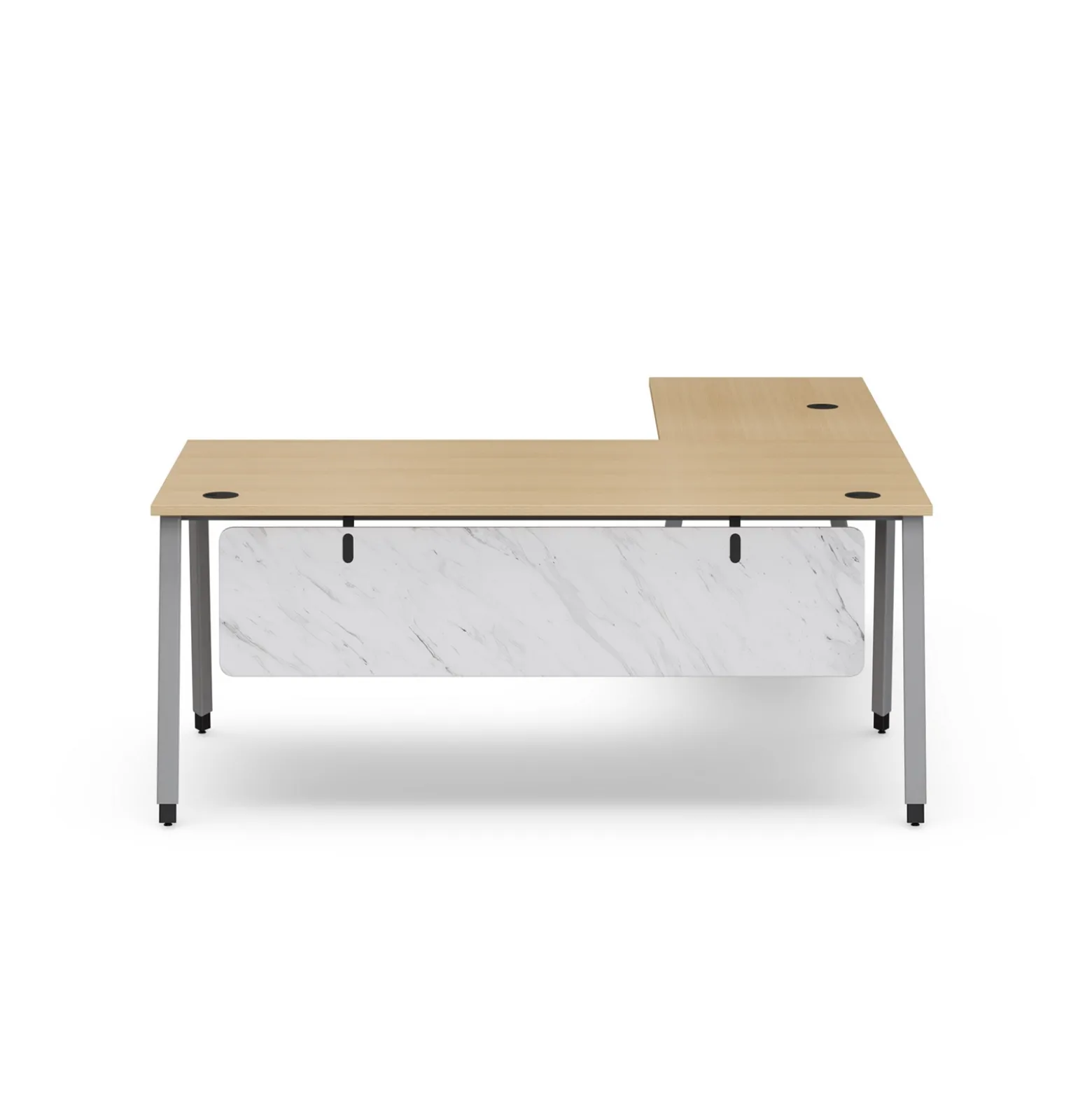 Holloway 71" L-Shaped Table Desk – 71"Wx77”D
