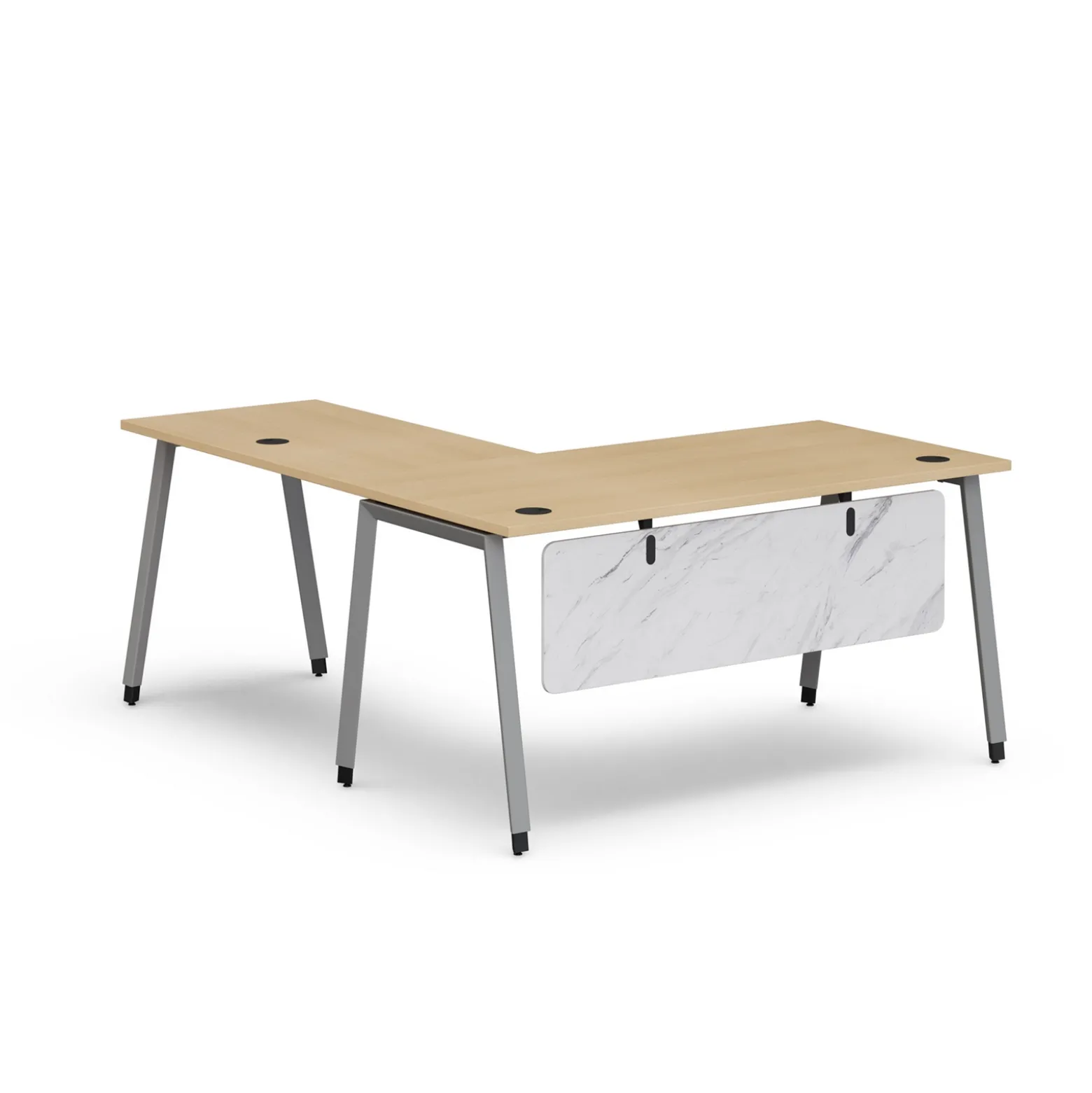 Holloway 59" L-Shaped Table Desk – 59"Wx71”D