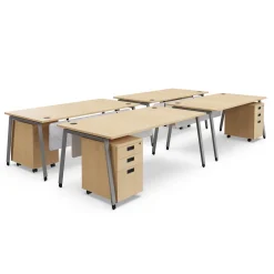 Holloway 71” 4-Person Workstation