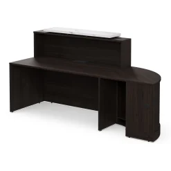 Holloway 63” Reception Desk w/ Curved Return – 94.5”Wx32”D