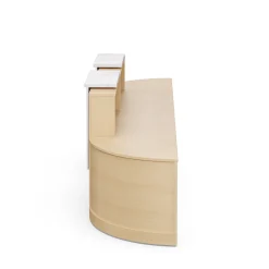 Holloway Double Reception Desk w/ 2 Curved Returns – 157