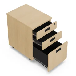 Holloway 3-Drawer Mobile File Pedestal – 15.5”Wx22”D
