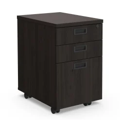 Holloway 3-Drawer Mobile File Pedestal – 15.5”Wx22”D