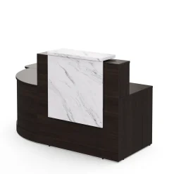 Holloway L-Shaped Reception Desk w/ ADA Return and File