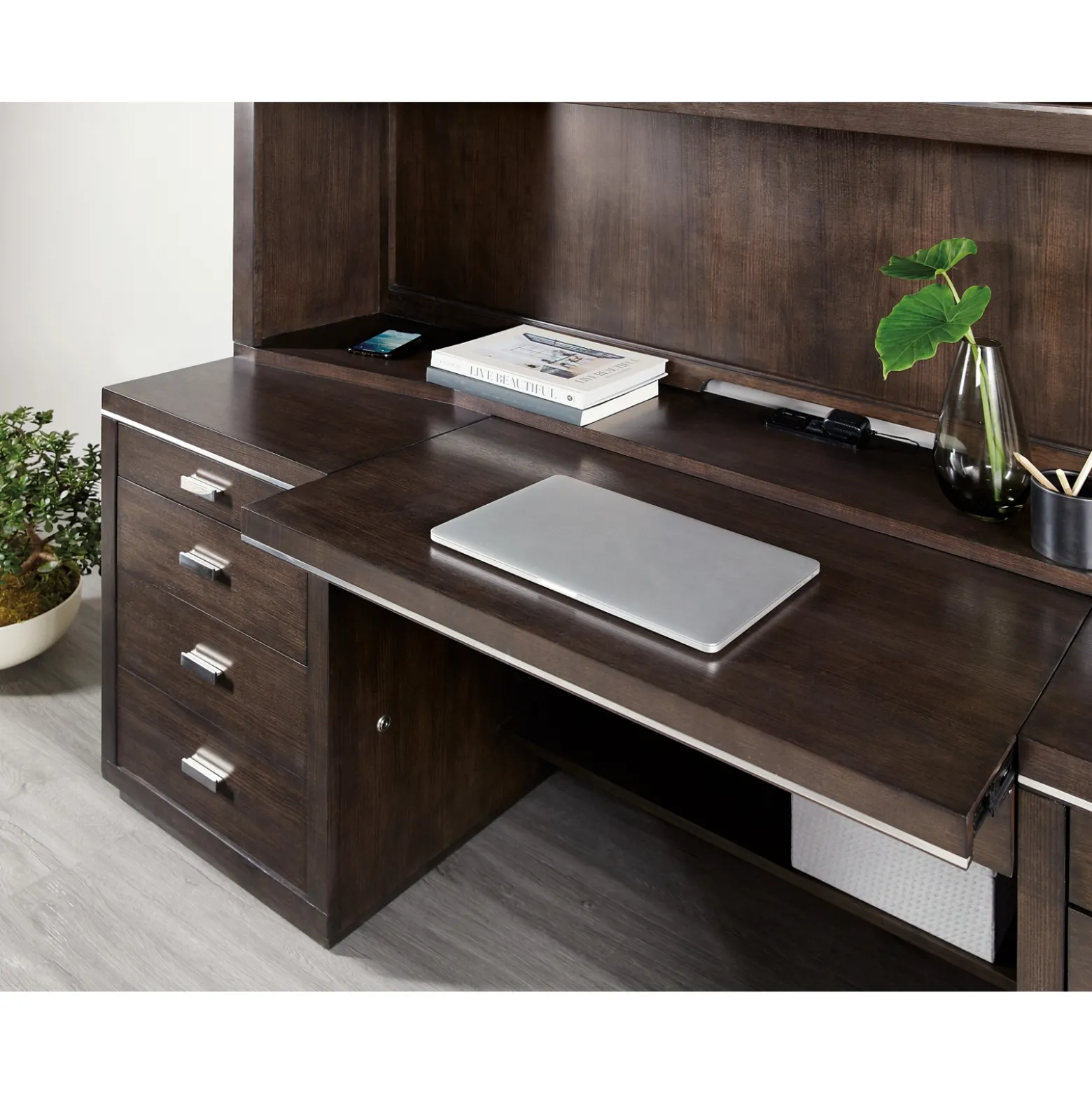 House Blend Computer Credenza - 72"W x 24"D