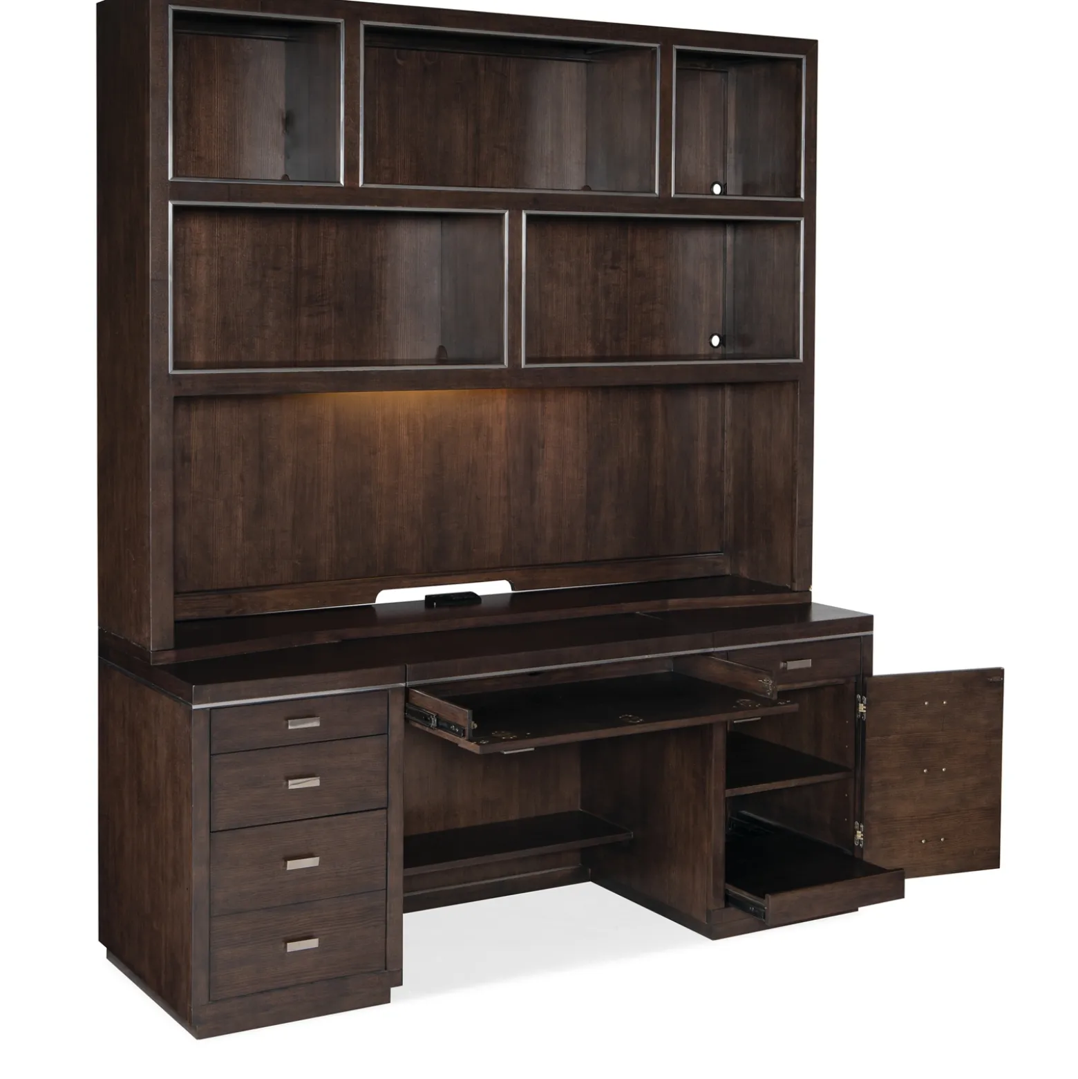 House Blend Computer Credenza - 72"W x 24"D