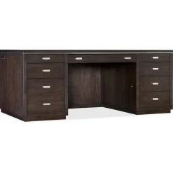House Blend Double Pedestal Executive Desk - 72"W x 36"D