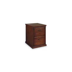 Huntington Burnished Oak Two Drawer Vertical File - 21"Wx24.5"Dx29"H