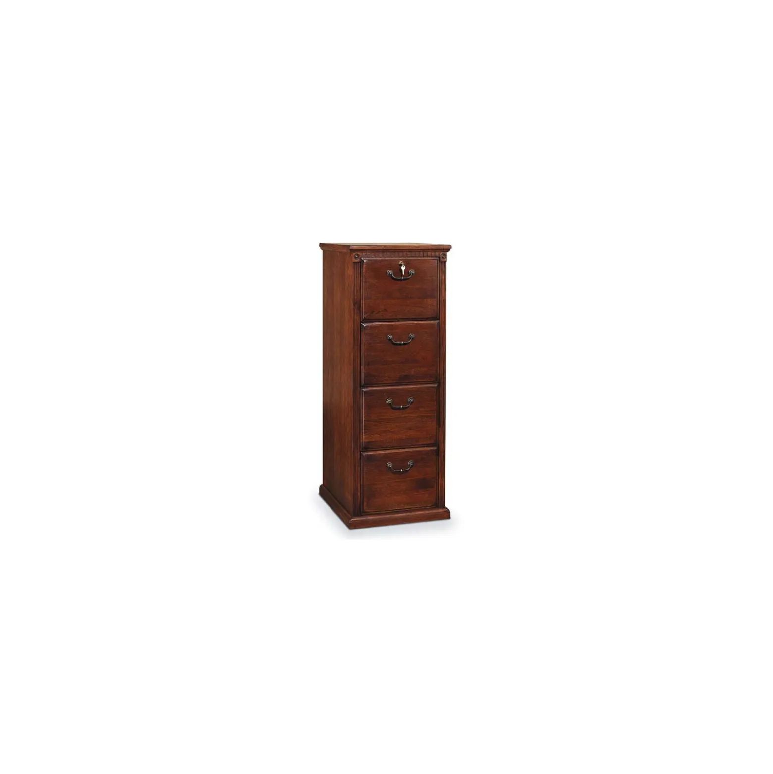 Huntington Burnished Oak Four Drawer File - 21"Wx24.5"Dx54"H