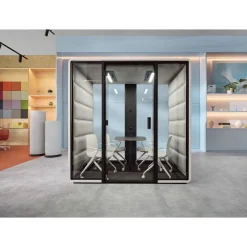 Hush Free Access M Collaboration Booth with ADA Accessible Acoustic Design
