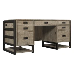 Huxley Double Pedestal Executive Desk - 66"W x 30"D