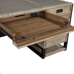 Huxley Double Pedestal Executive Desk - 66