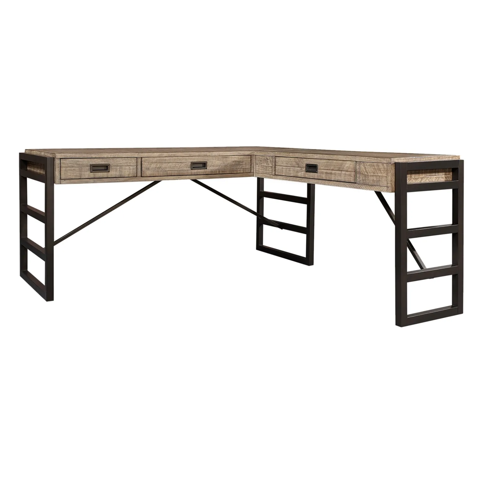 Huxley L-Shaped Desk w/ Reversible Return - 69"W x 79"D