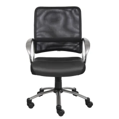 Hydra Adjustable Computer Chair with Mesh Back and Bonded Leather Seat