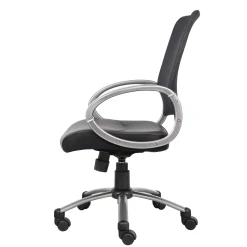 Hydra Adjustable Computer Chair with Mesh Back and Bonded Leather Seat