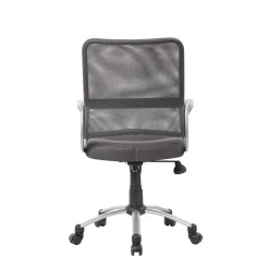Hydra Adjustable Computer Chair with Mesh Back and Bonded Leather Seat