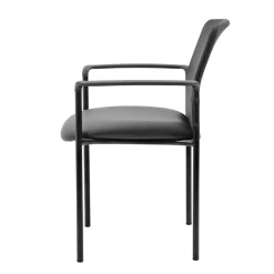 Hydra Mesh Stacking Guest Chair with Steel Frame and Waterfall Seat