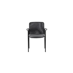 Hydra Mesh Stacking Guest Chair with Steel Frame and Waterfall Seat