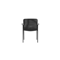 Hydra Mesh Stacking Guest Chair with Steel Frame and Waterfall Seat
