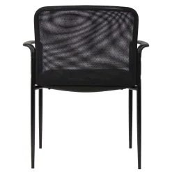 Hydra Mesh Stacking Guest Chair with Steel Frame and Waterfall Seat